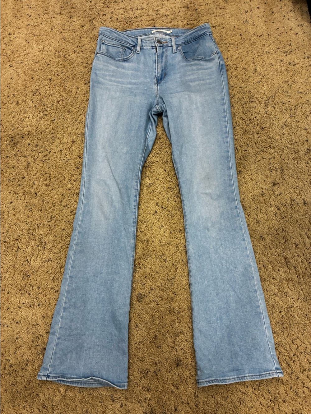 Levi's Light Blue Flare Boot cut Jeans